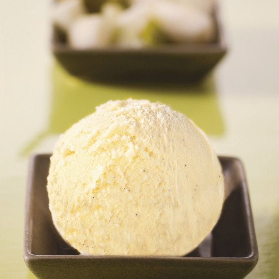 Glace goût vanille 