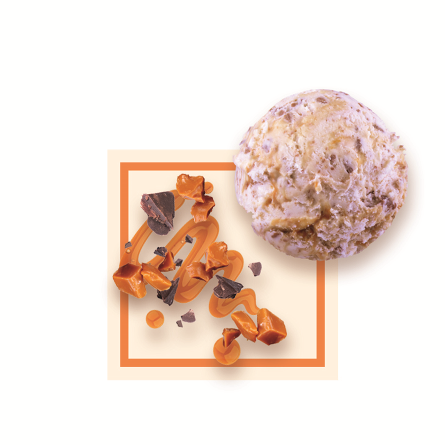 Glace aux éclats de Daim® artisanale spécial glacier