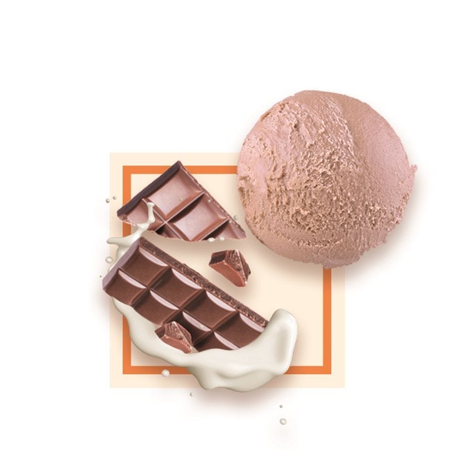 Glace chocolat au lait Jivara lacté Valrhona artisanale