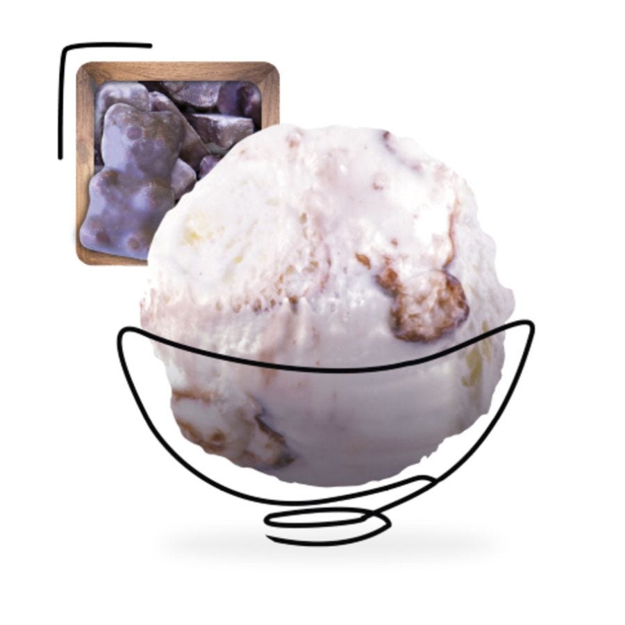 Glace ourson artisanale