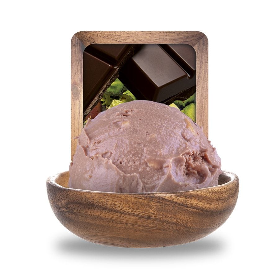 Glace rocher praline artisanale