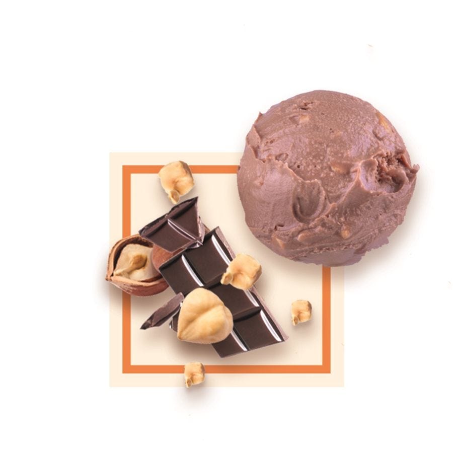 Glace rocher praline artisanale