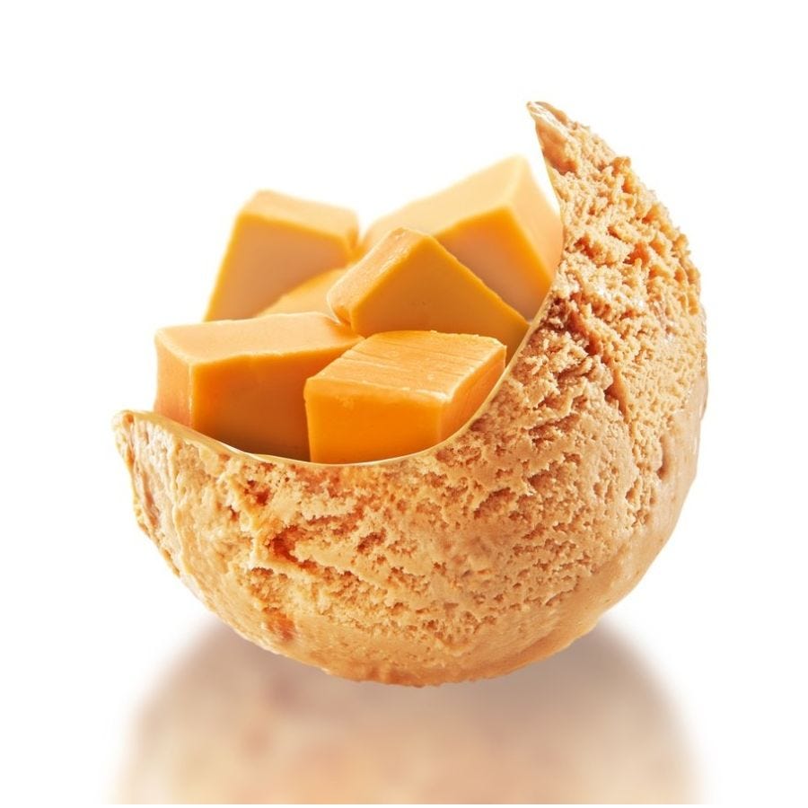 Crème glacée caramel