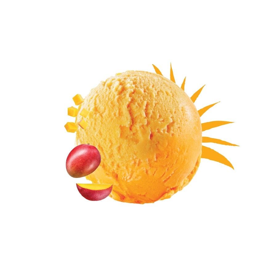 sorbet plein fruit mangue