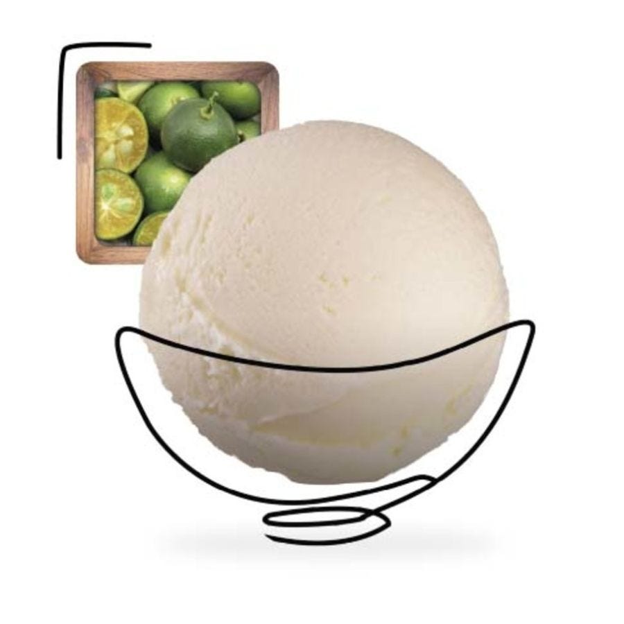 Sorbet plein fruit kalamansi artisanal