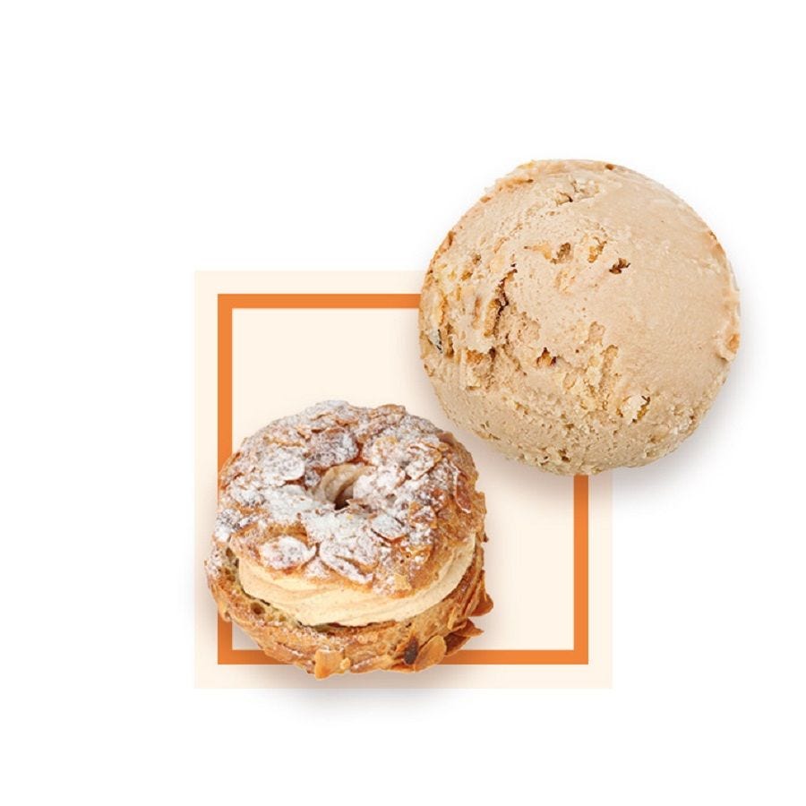 Glace Paris-Brest artisanale 