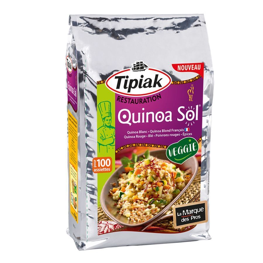 Mélange de quinoas et de semoule aux épices Quinoa Sol®