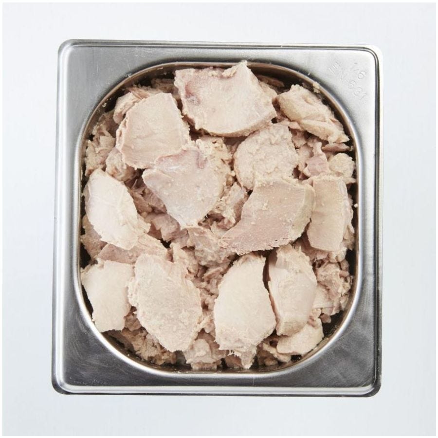 Morceaux de thon listao au naturel
