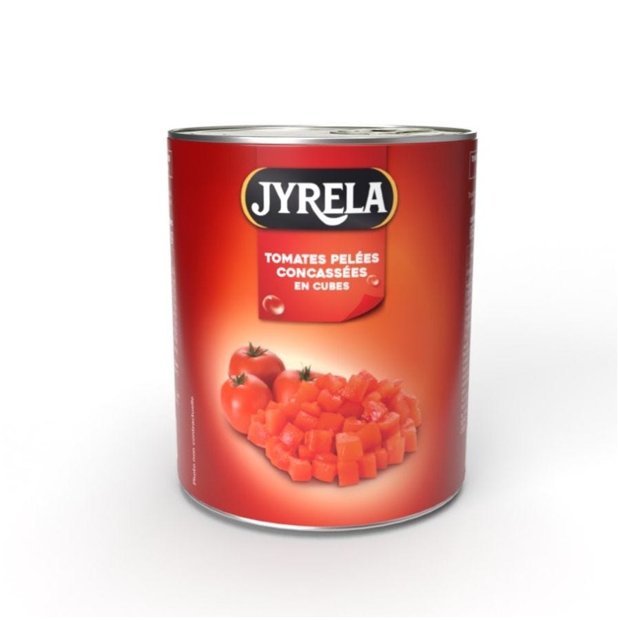 Tomate pelée concassée au jus 4/4
