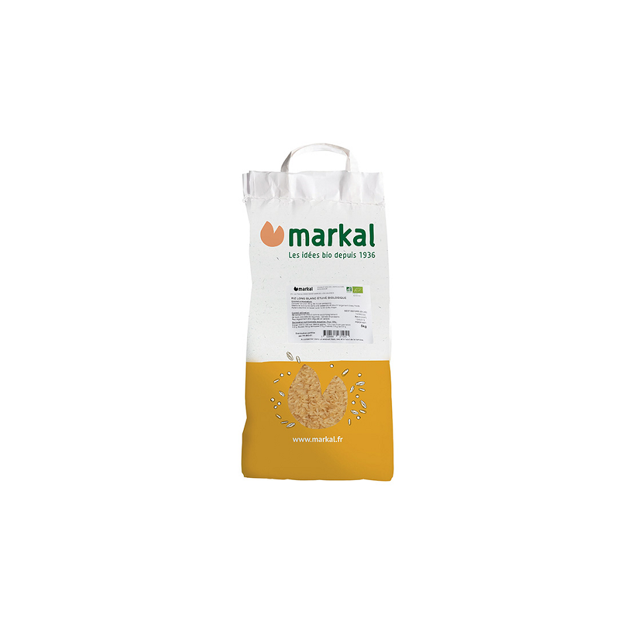 Riz long grain blanc étuvé bio qualité supérieure