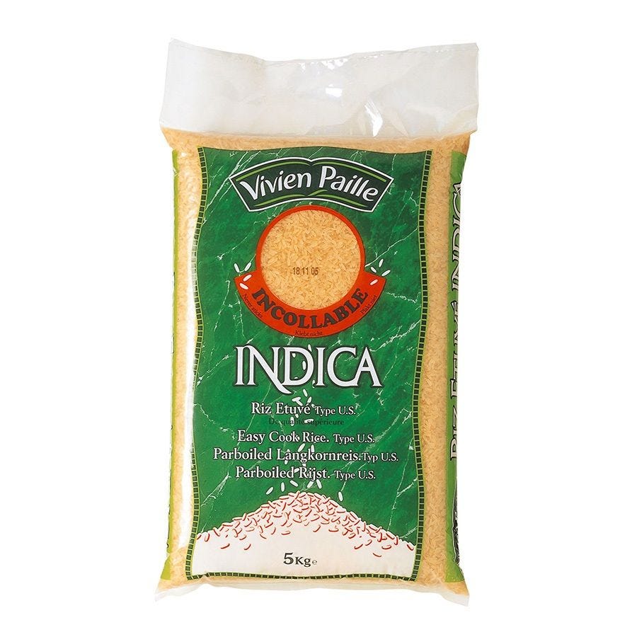 Riz long étuvé indica