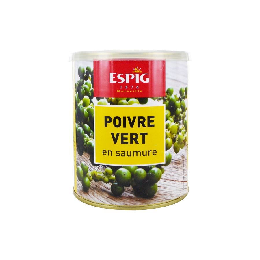 Poivre vert en saumure 55g bio