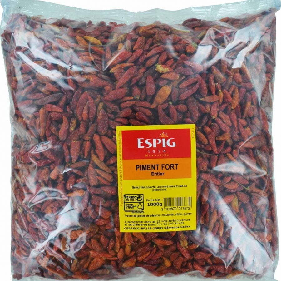 Piment fort entier