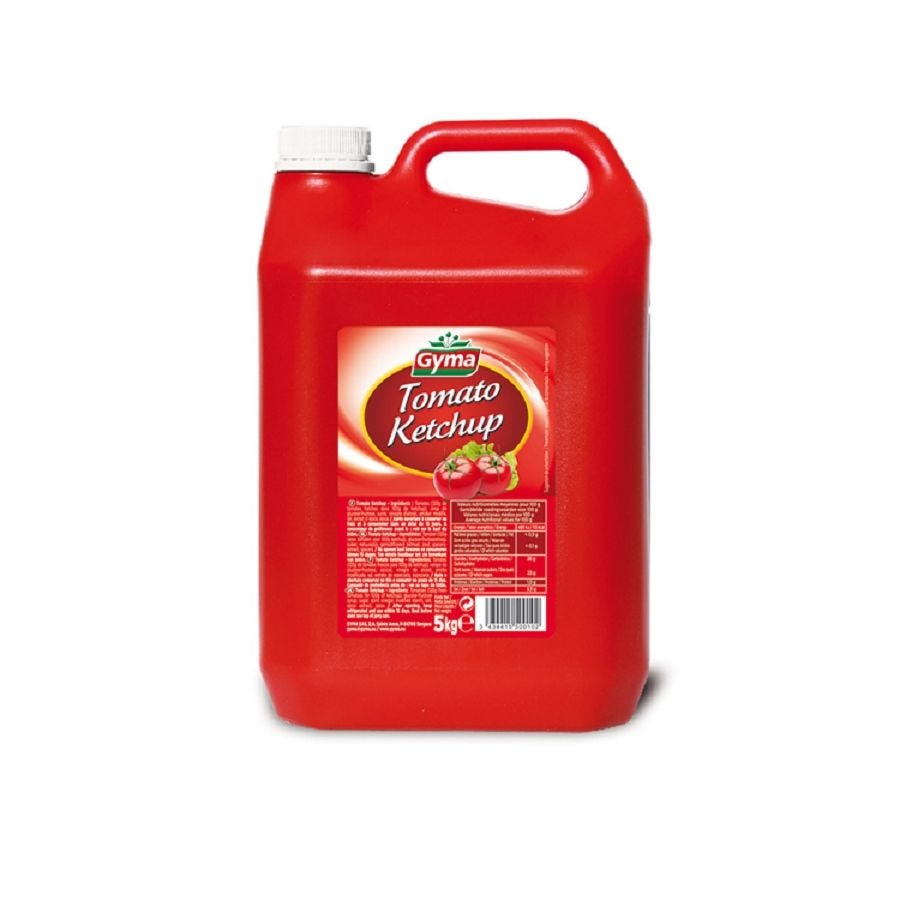 Tomato ketchup en bidon 