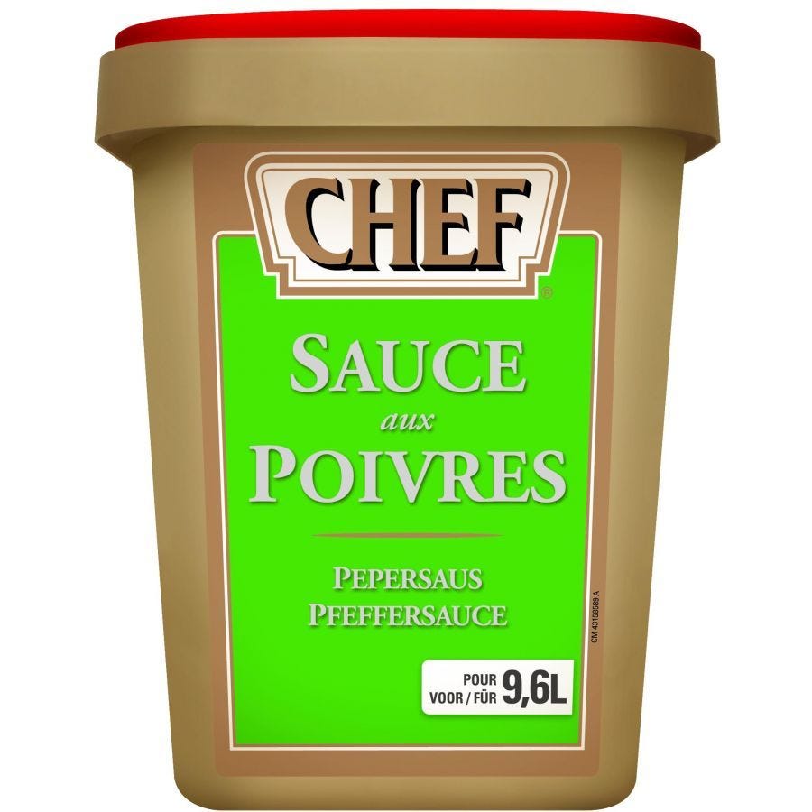 Sauce aux poivres 9,6 L