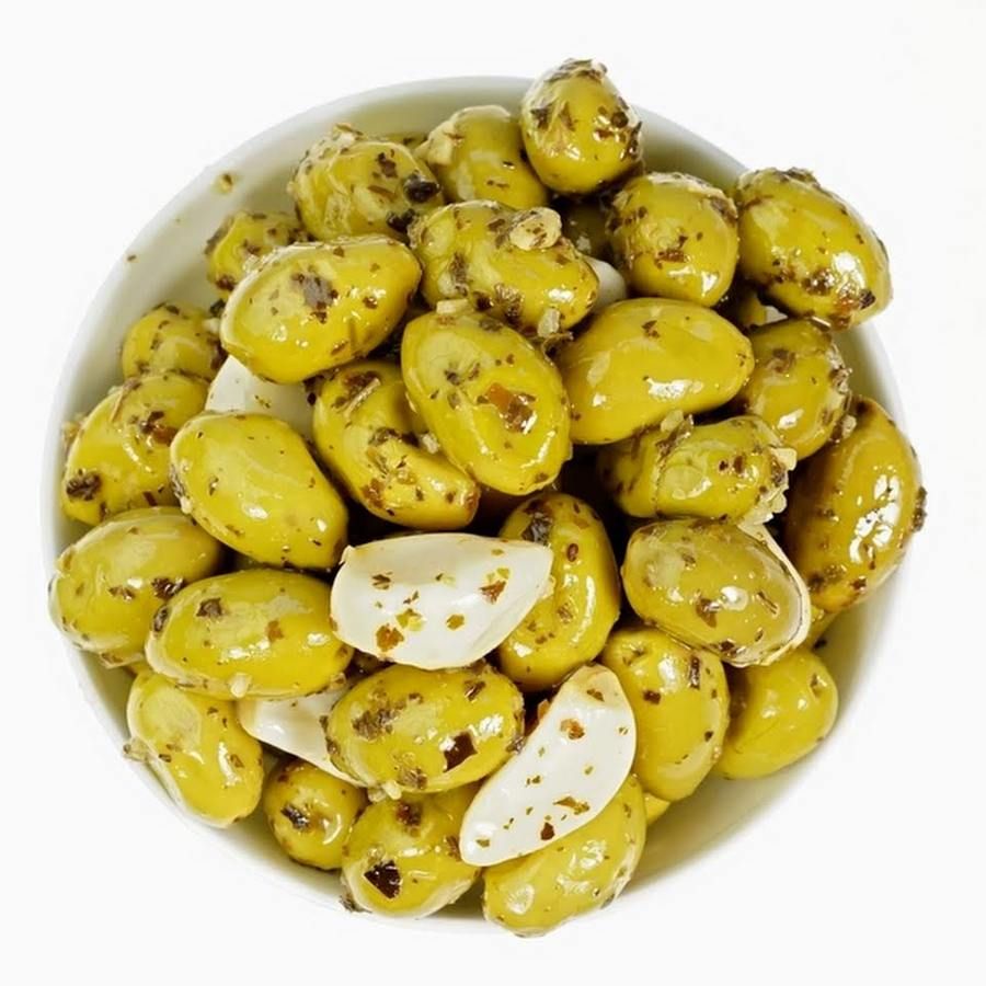Olive verte cassée Roussillonnaise