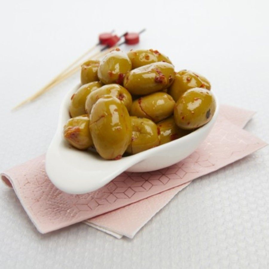 Olive picholine au piment d'Espelette