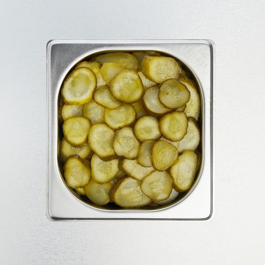 Cornichon aigre-doux en rondelles