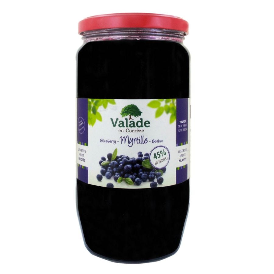 Confiture extra de myrtille