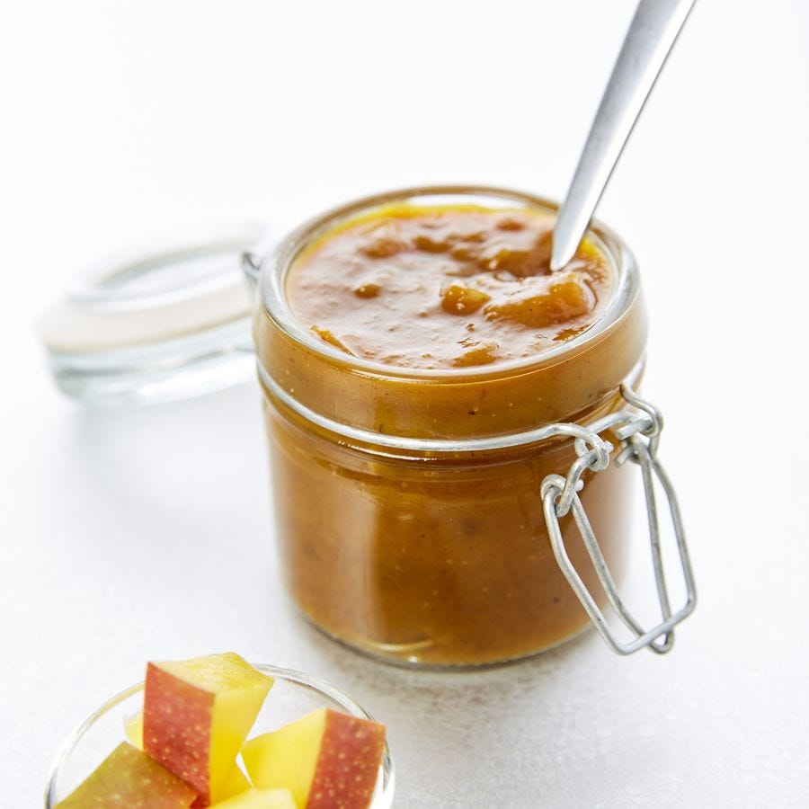 Chutney de mangue à l'oignon rouge