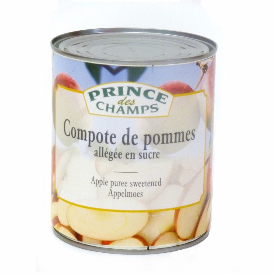 Compote de pomme allégée en sucre 4/4