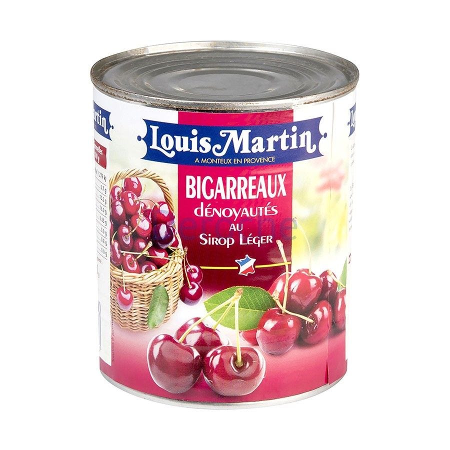 Bigarreau dénoyauté au sirop léger 4/4