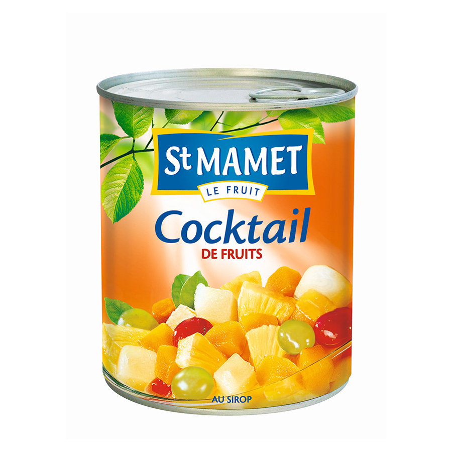 Cocktail de fruits au sirop léger 4/4