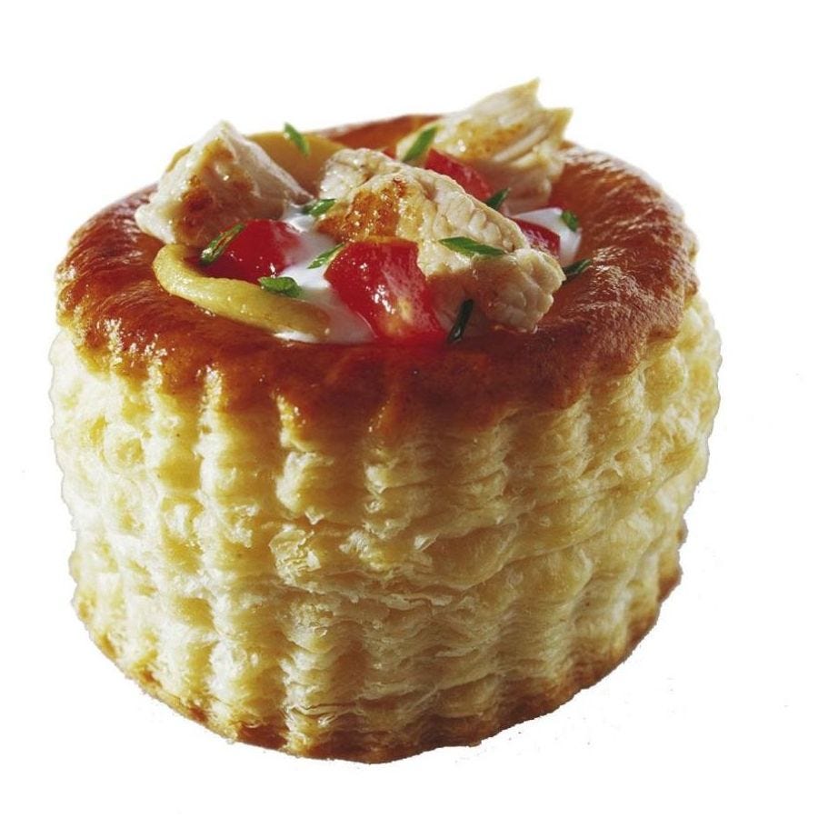 Bouchée traiteur ronde à garnir