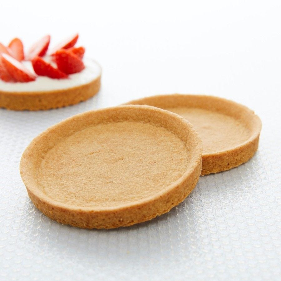 Fond de tartelette trendy sucré pur beurre rond Ø 8 cm