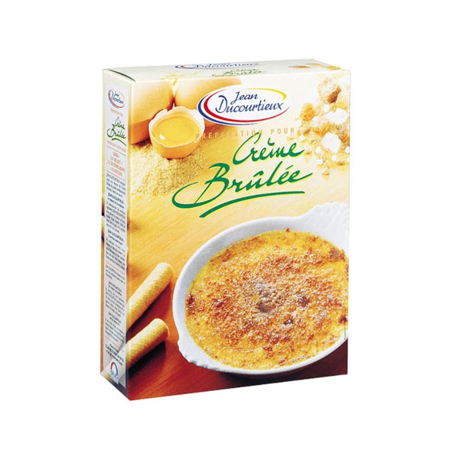 Préparation pour crème brûlée
