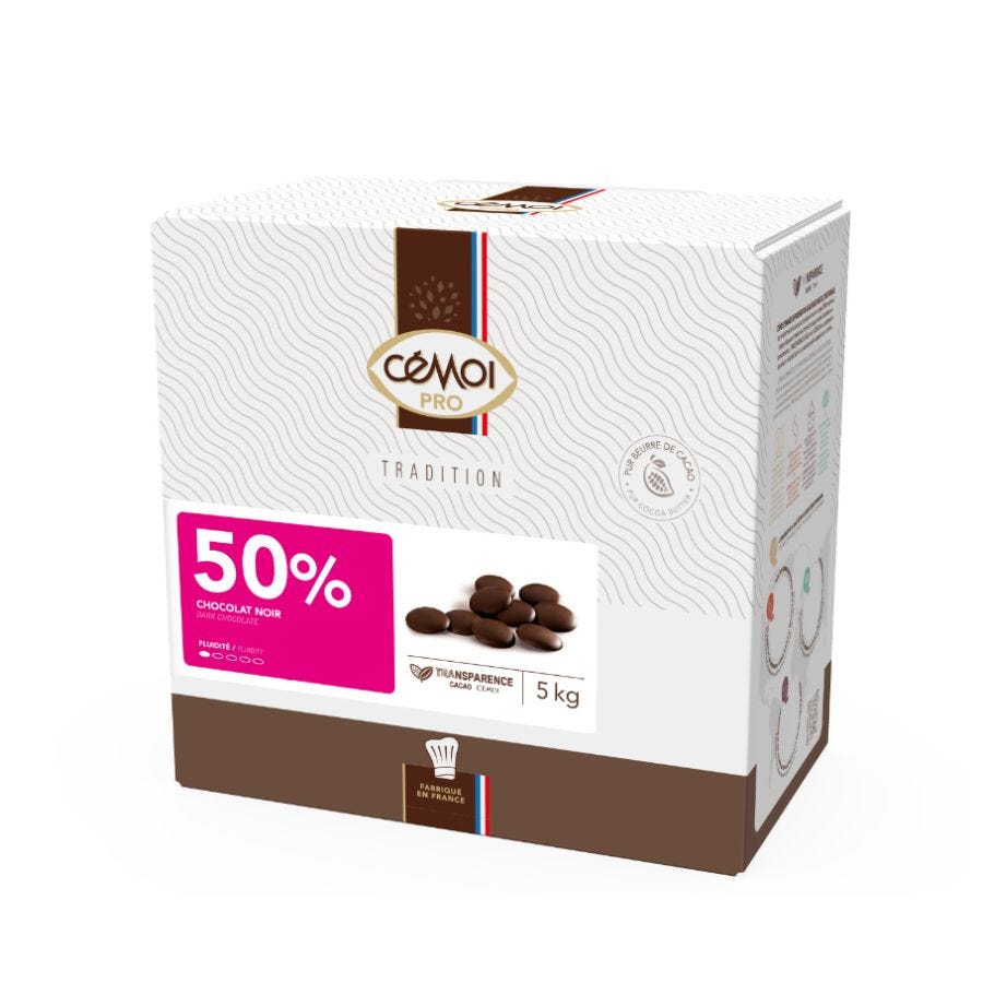 Chocolat de couverture noir 50%