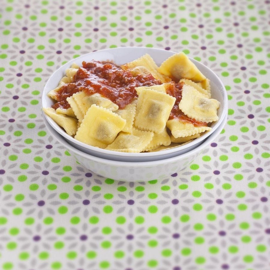 Ravioli pur boeuf sauce italienne