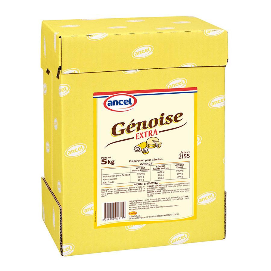 Préparation pour génoise extra