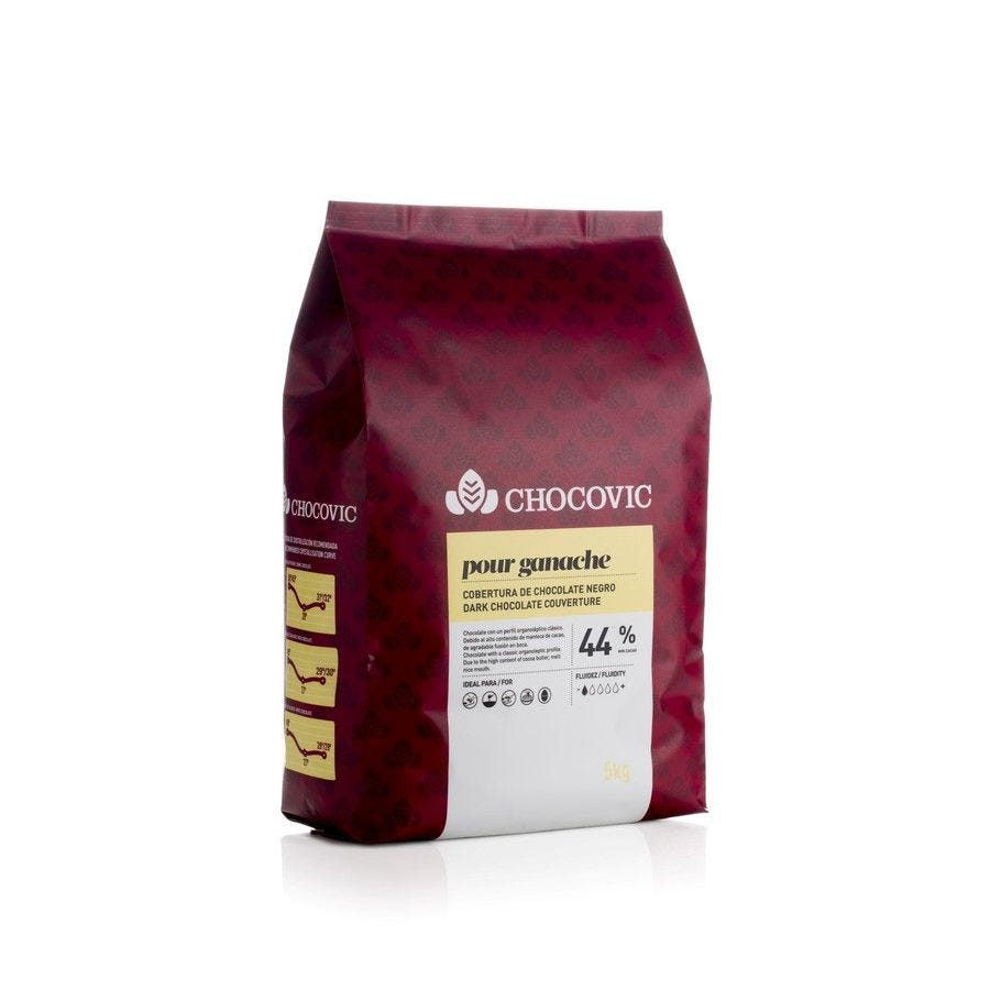 Chocolat pour ganache noir 44%