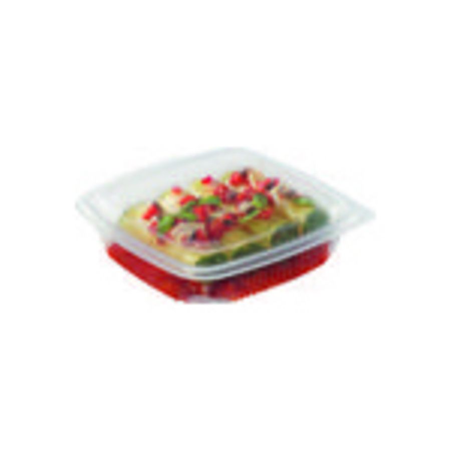 Barquette micro-ondable 19 x 18,5 x 4,8 cm