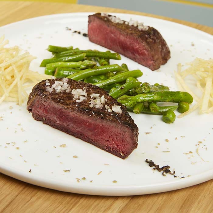 pave rumsteak echalote pommes paille