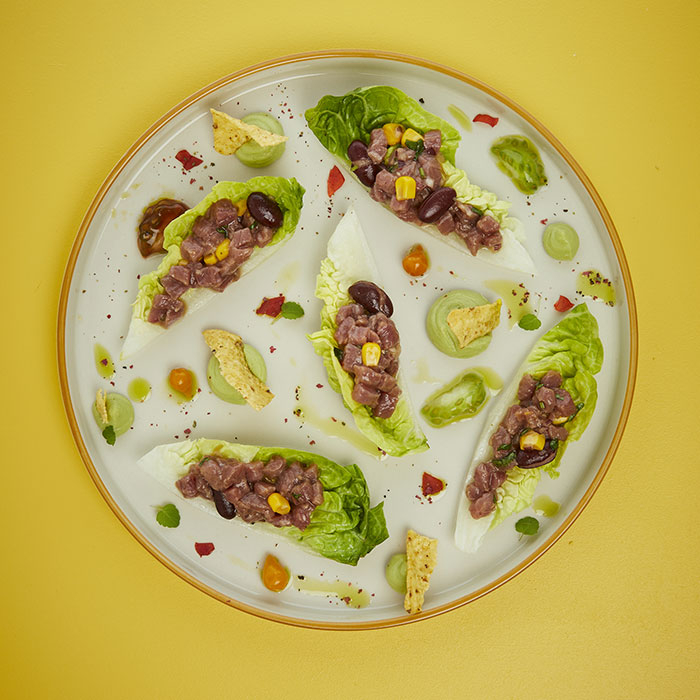 salade mexicaine boeuf marinade guacamole