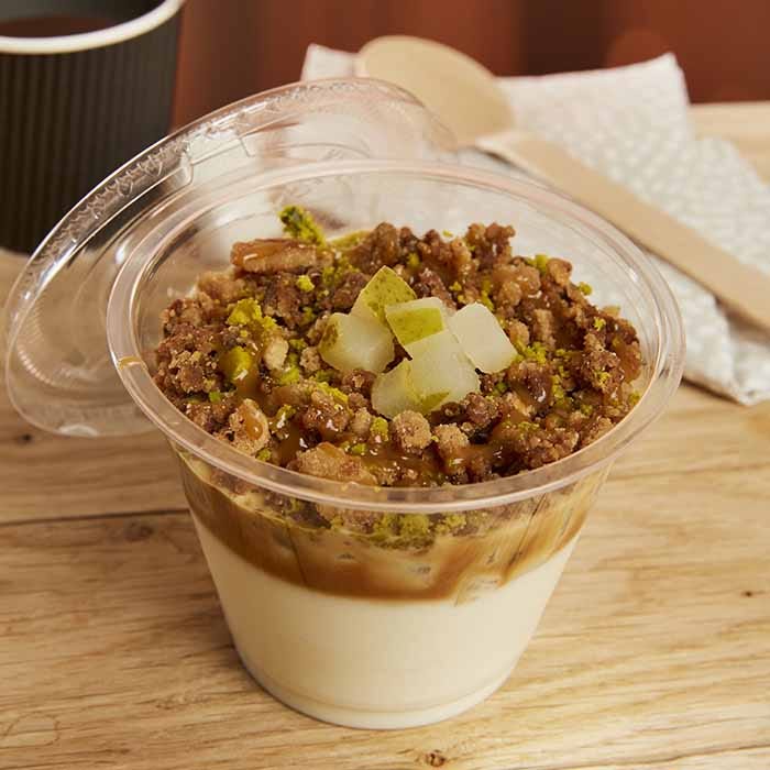 panna cotta poire caramel beurre sale