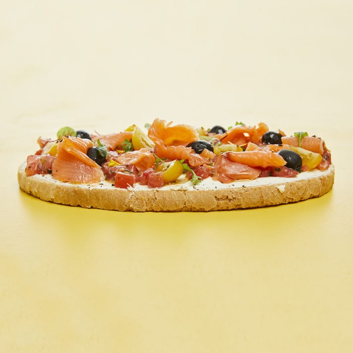 bruschetta saumon fume