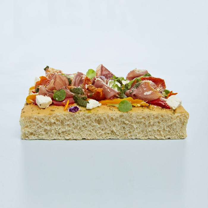 focaccia jambon sec