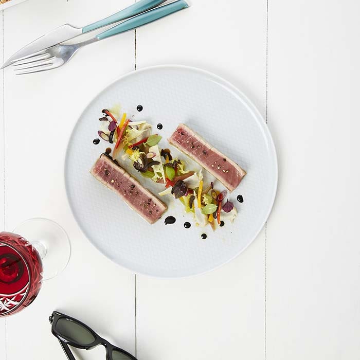 aiguillettes thon barigoule legumes ete