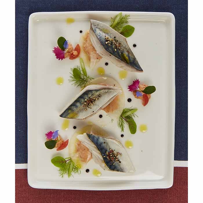 filets maquereaux mucadet ravioles rafraichissantes tomatees