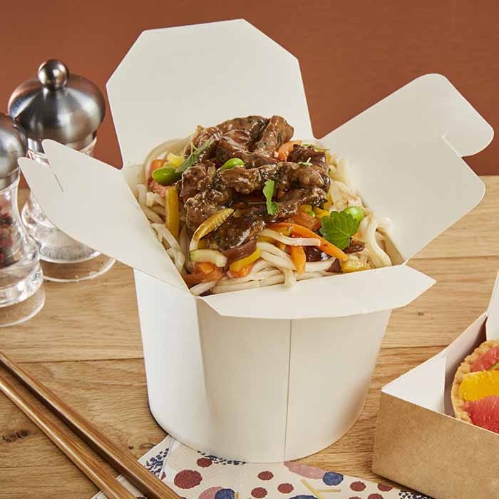 pasta box thai nouilles chinoises porc