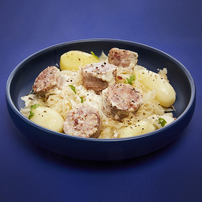 choucroute andouille canard