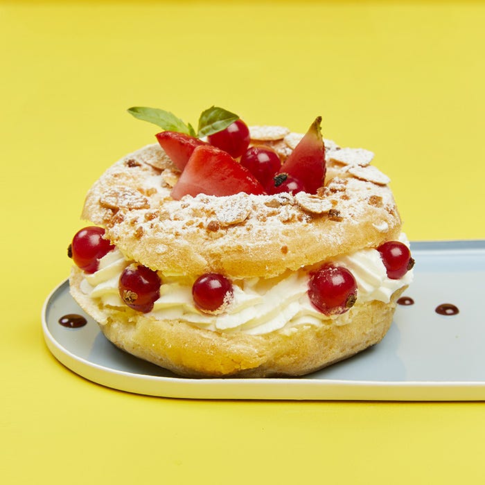 paris brest fraise groseille