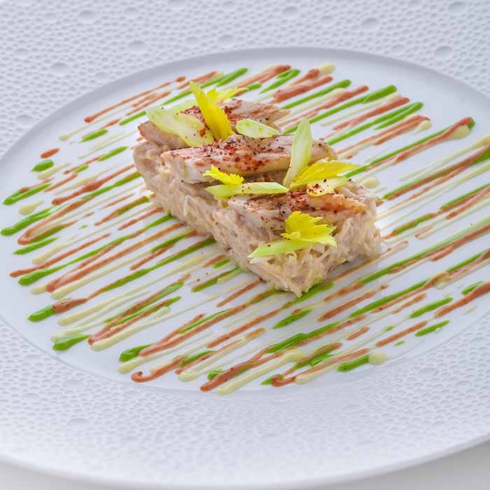 remoulade de crabe au citron confit